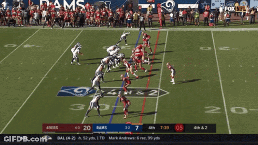 Cooper Kupp Smack Down While Running GIF