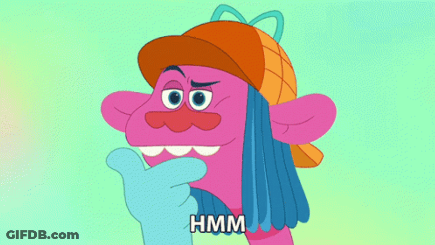 Cooper Trolls Hmm Thinking GIF