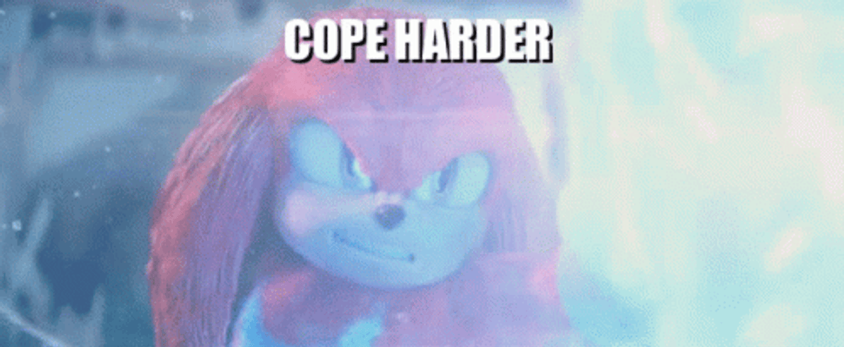 Cope Harder Knuckles Dancing GIF