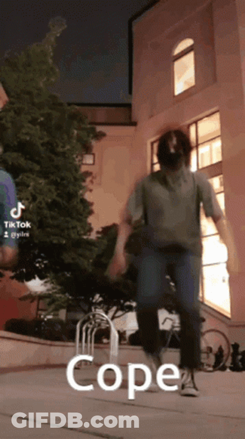 Cope Man Wearing Face Mask Sturdy Dance GIF