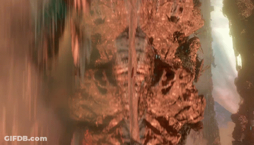 Copper Surface Reflecting Tree GIF