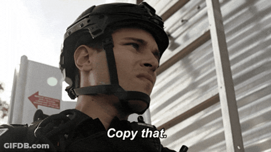 Copy That Sir GIF