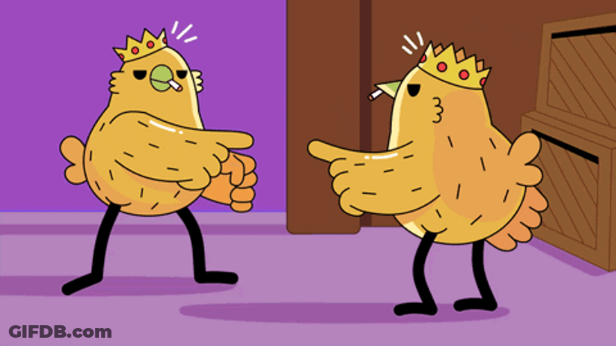 Copy The King Chicken GIF