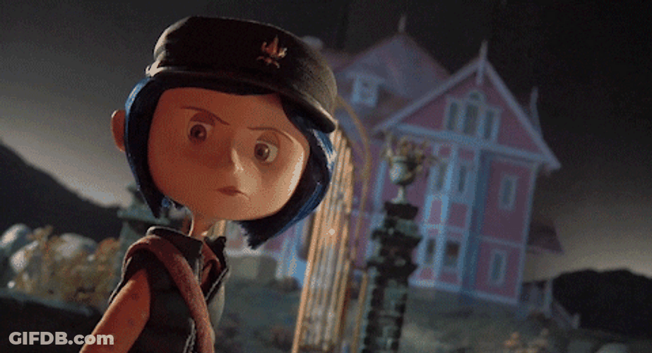 Coraline Annoyed Walking Away GIF