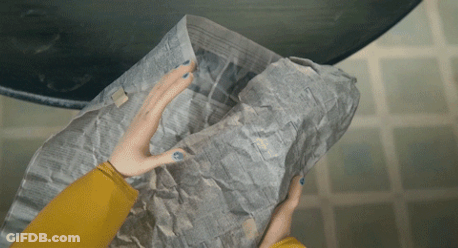 Coraline Doll Button Eyes GIF
