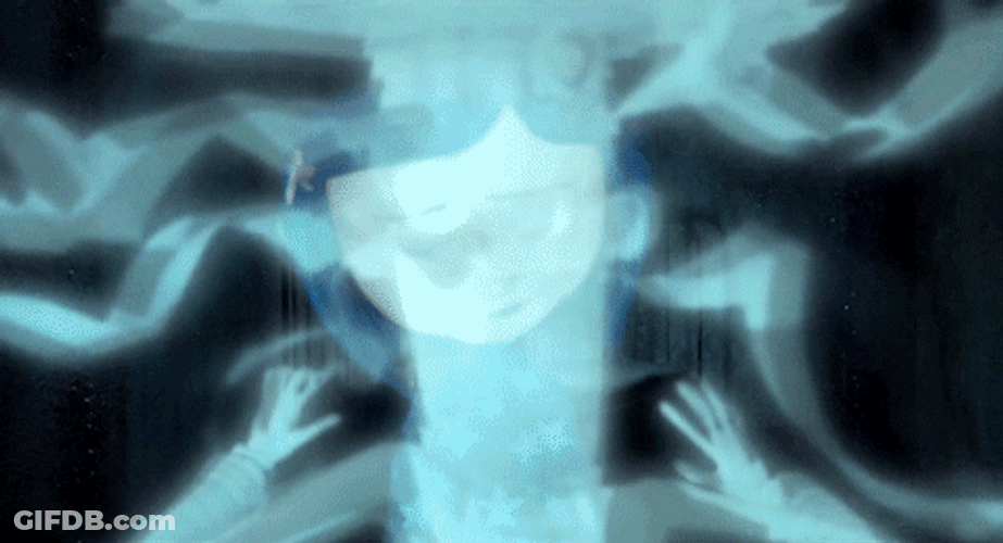 Coraline Ghost Passing Through GIF