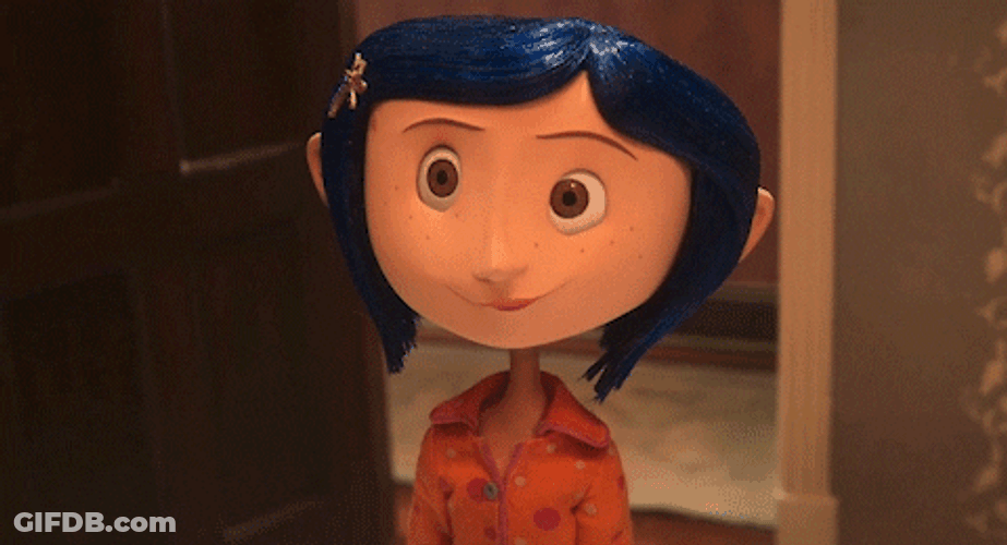 Coraline Happy Yes GIF