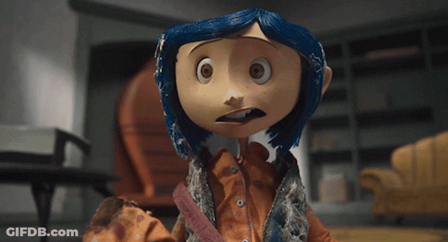 Coraline Heavily Panting GIF