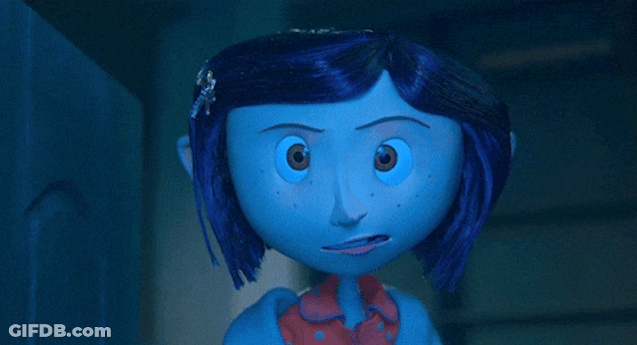 Coraline Looks Very Intrigued GIF