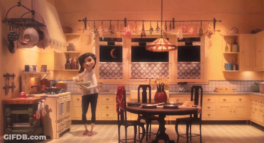 Coraline Supper Time GIF