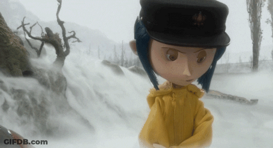 Coraline Taking Picture GIF