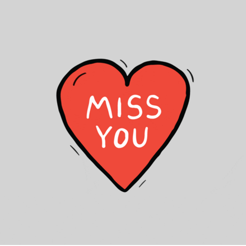 Corazon Miss You Text GIF