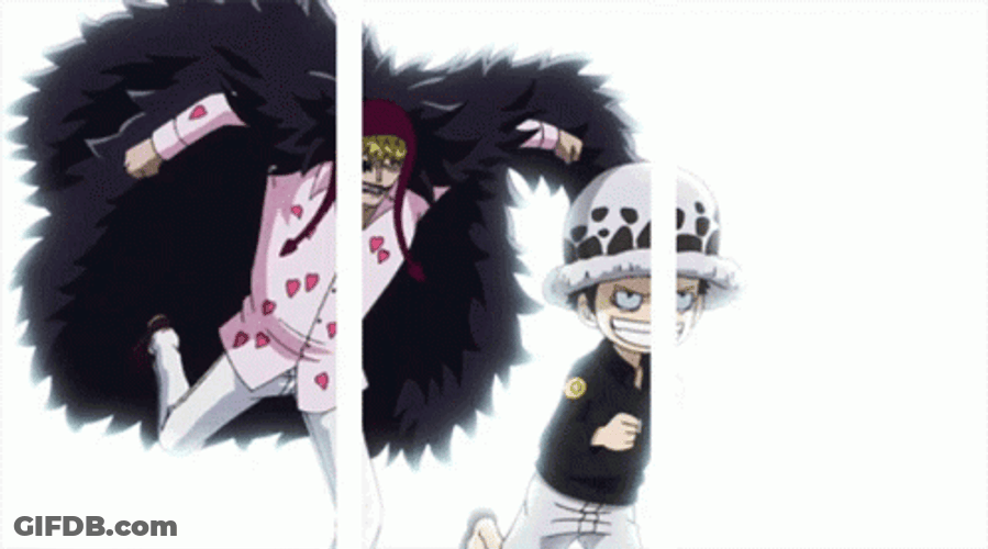 Corazon One Piece Kicking GIF