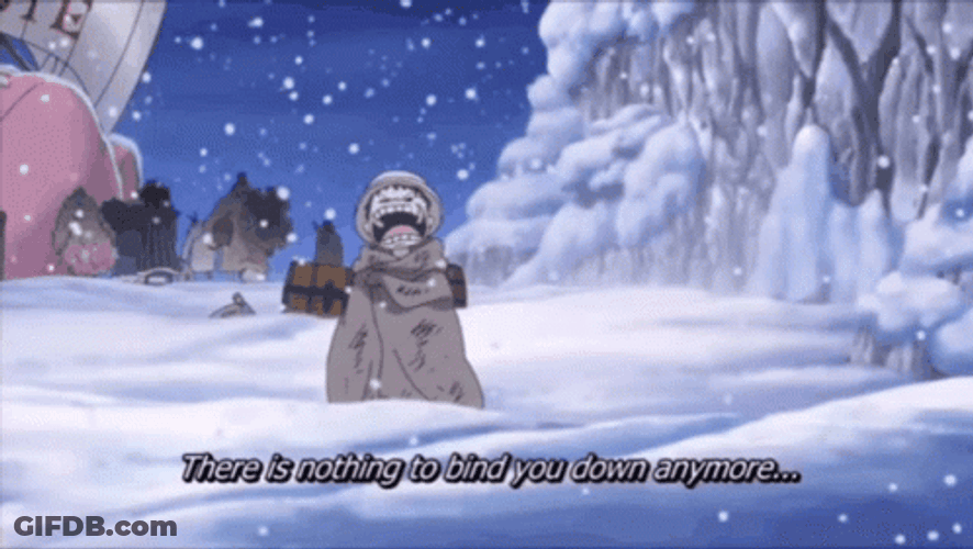 Corazon One Piece Winter Ice Cold GIF