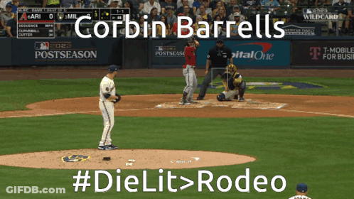 Corbin Barrells Pitching Baseball Game GIF