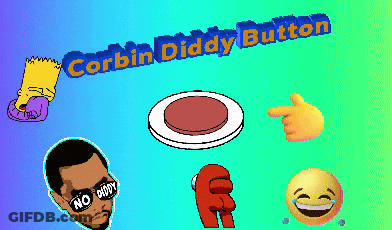 Corbin Diddy Button Bart Simpson Among Us GIF