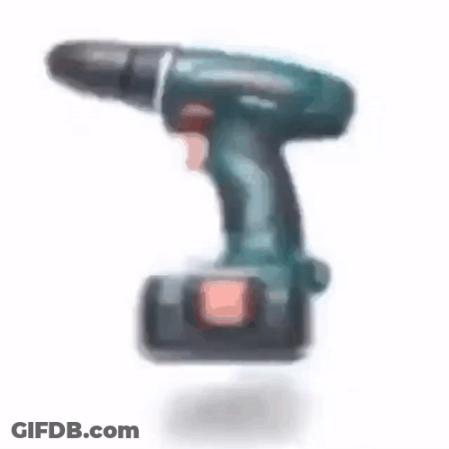 Cordless Drill Floating In Air GIF