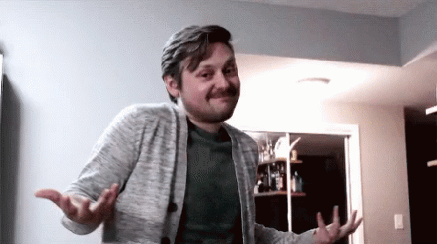 Corey Vidal Shrug GIF