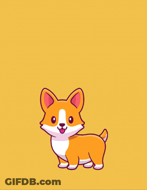 Corgi Animated Dog GIF