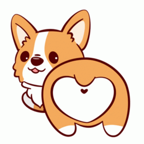 Corgi Love Butt GIF