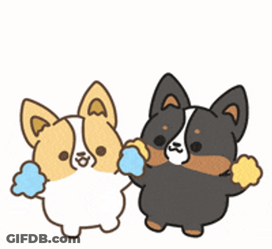 Corgiyolk Cheering GIF