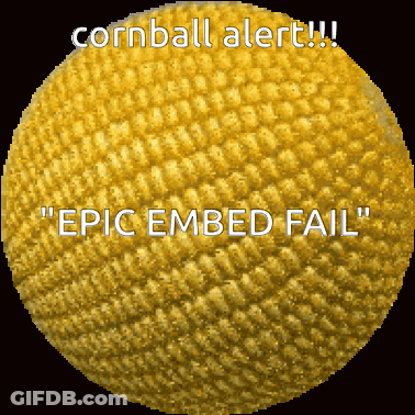 Cornball Saying Epic Embed Fail GIF