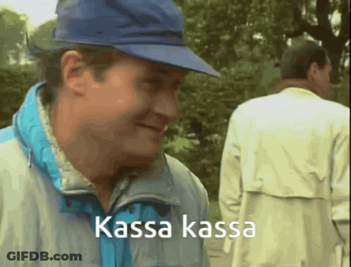 Corner Of Room With Door And Blue Tiles GIF