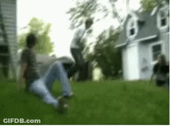 Cornhole Game Fail GIF
