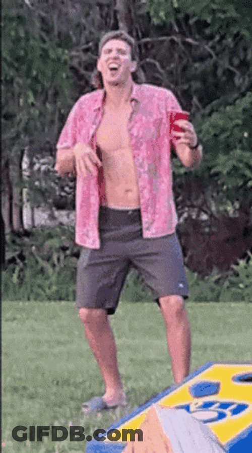 Cornhole Party Time GIF