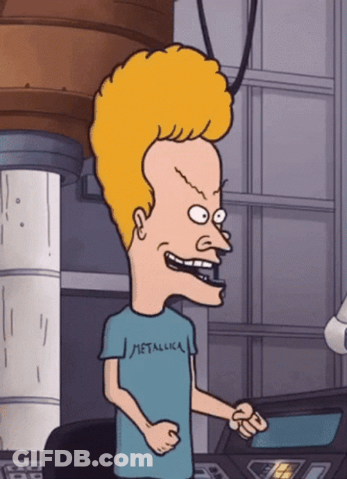 Cornholio Beavis Is Excited GIF
