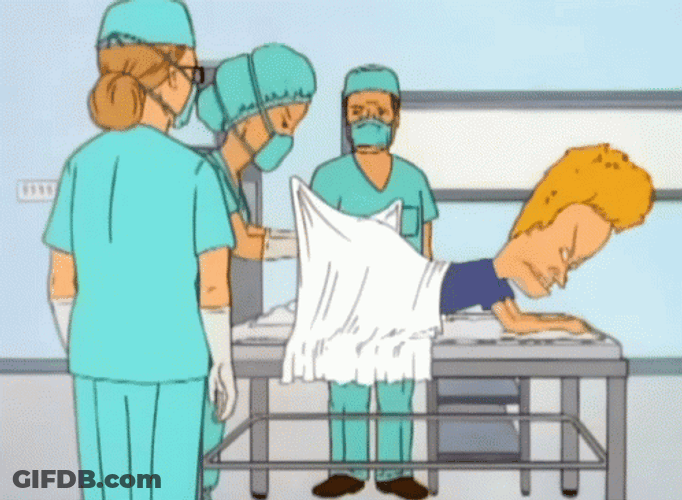 Cornholio Beavis Rocket Fart GIF