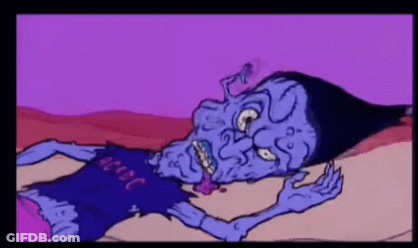 Cornholio Butthead Psychedelic Dream GIF
