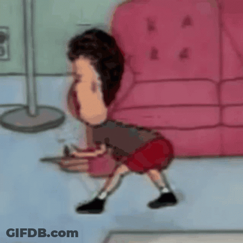 Cornholio Butthead Shaking Hips GIF