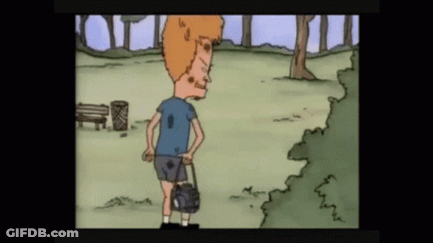Cornholio Peek A Boo GIF