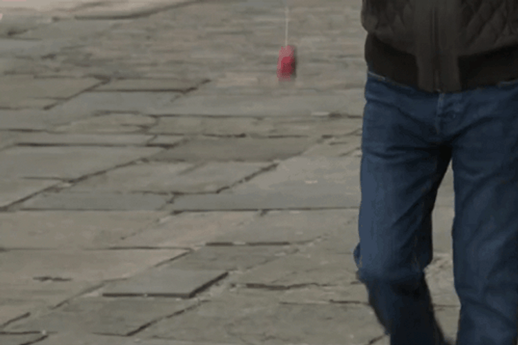 Coronation Street Kirk Sutherland Playing With Yo Yo GIF