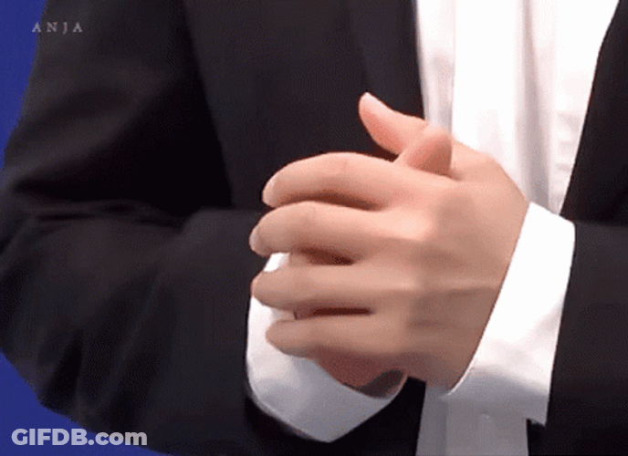 Corporate Man Cracking Knuckles GIF
