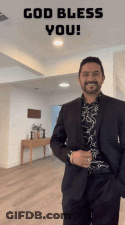 Corporate Man God Bless You GIF