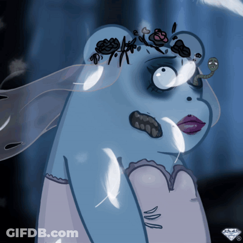Corpse Bride Bear Pants Halloween GIF