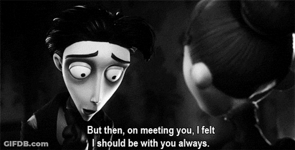 Corpse Bride Victor Expressing Love GIF