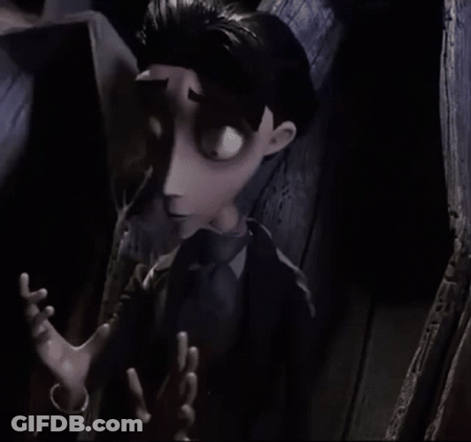 Corpse Bride Victor Van Dort Lying In Coffin GIF