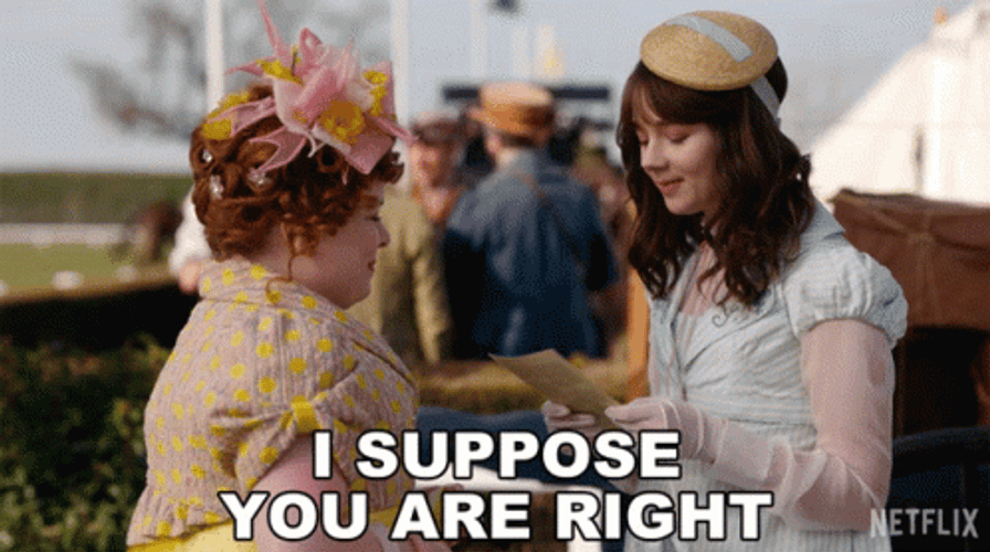 Correct Claudia Jessie I Suppose You Are Right GIF