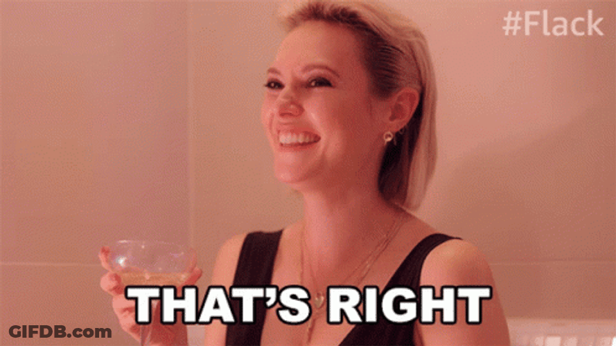 Correct Flack White Lady That's Right GIF