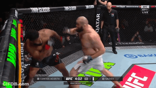 Cortes Acosta Vs Gaziev UFC Fight GIF