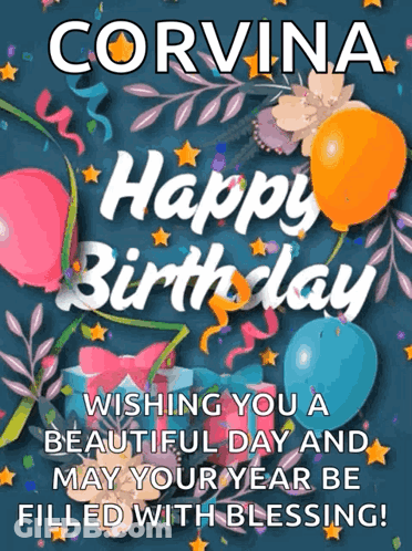 Corvina Wishing You A Beautiful Day And May Your Year Be Filled With Blessings GIF