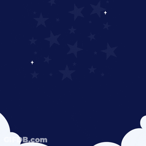 Cosmic Intelligence Agency Logo Astronaut Flying In Front Of Full Moon GIF