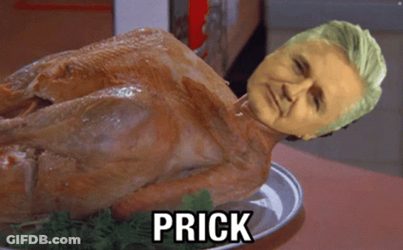 Cosmo Kramer Turkey Prick Meme GIF