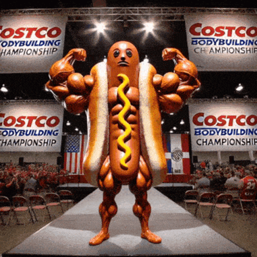 Costco Hotdog GIF