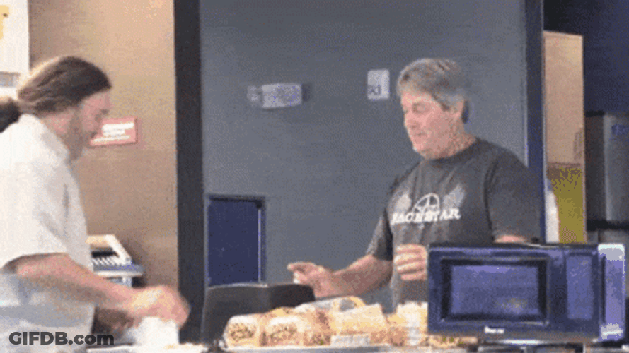 Costco Toaster Bread Falling Over GIF