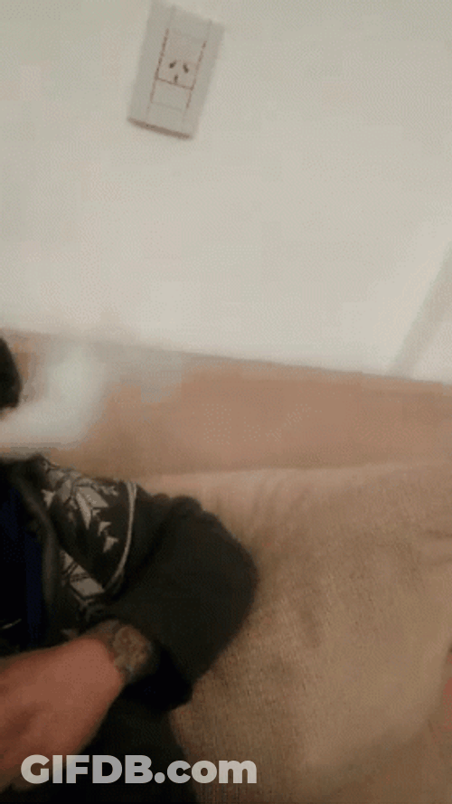 Couch Guy Vape Smoke GIF