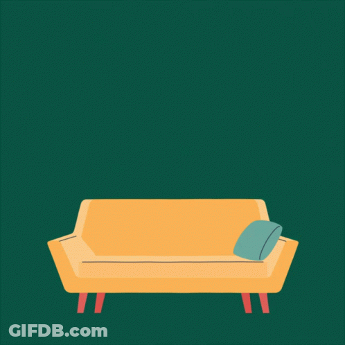 Couch Under Rainbow Try Therapy GIF